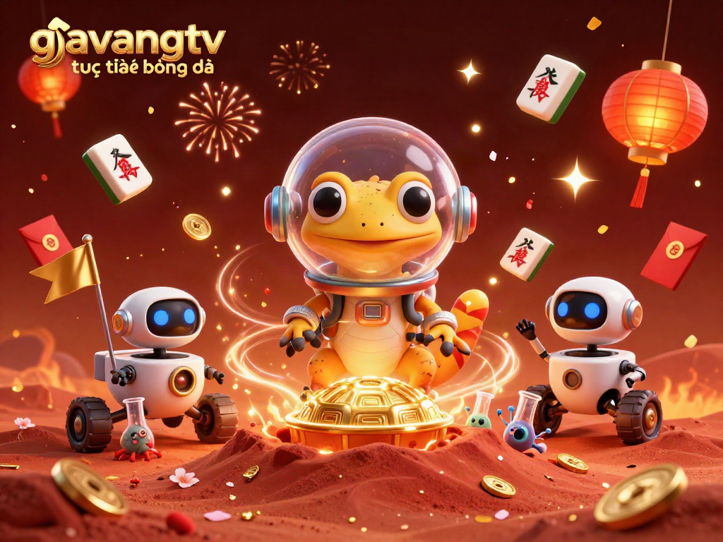 Join the action with gavangtv trực tiếp bóng đá, where Martian gecko stumbles upon a golden casino adventure.